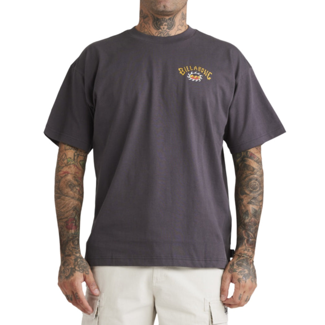 Billabong Otis Arch Sun Tee Charcoal
