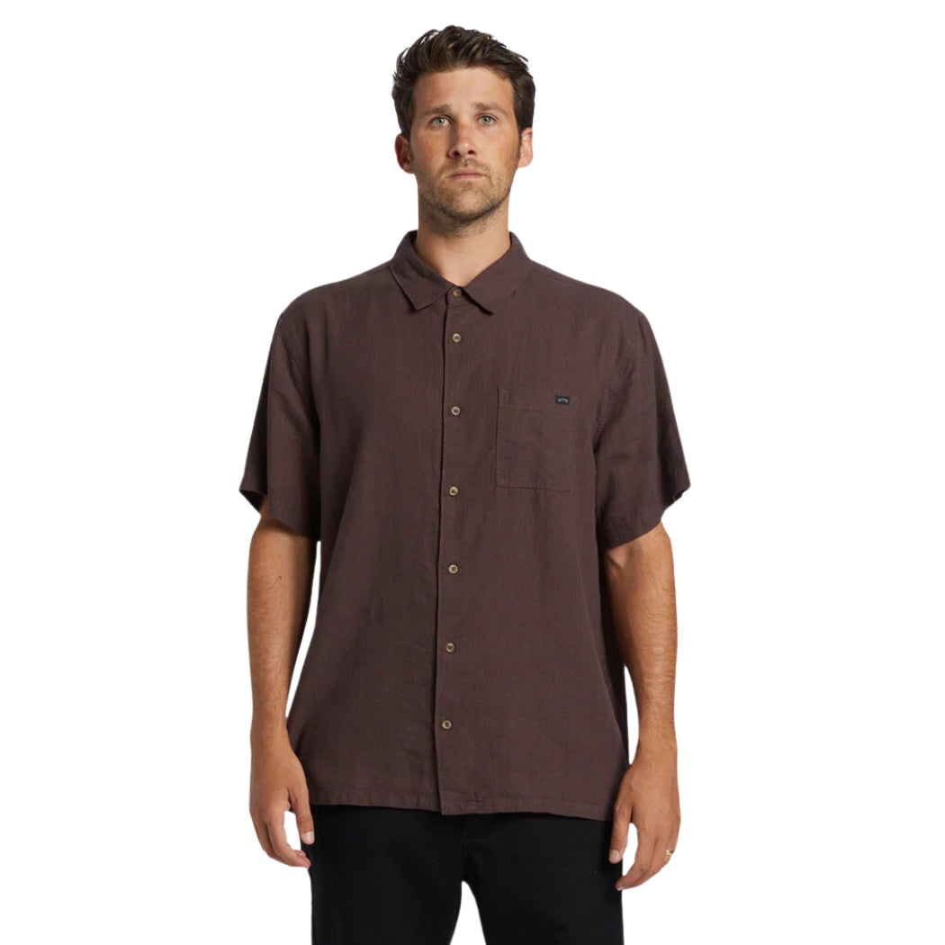 Billabong Ricardo Short Sleeve Shirt Plum