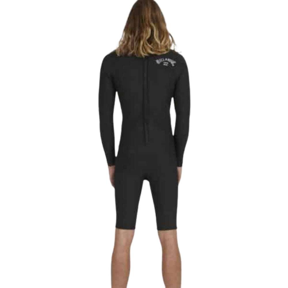 Billabong 202 Absolute Back Zip Long Sleeve Springsuit Black