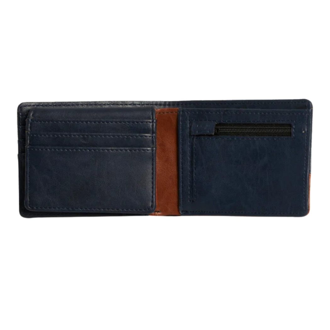Billabong Dimension Wallet Navy Tan
