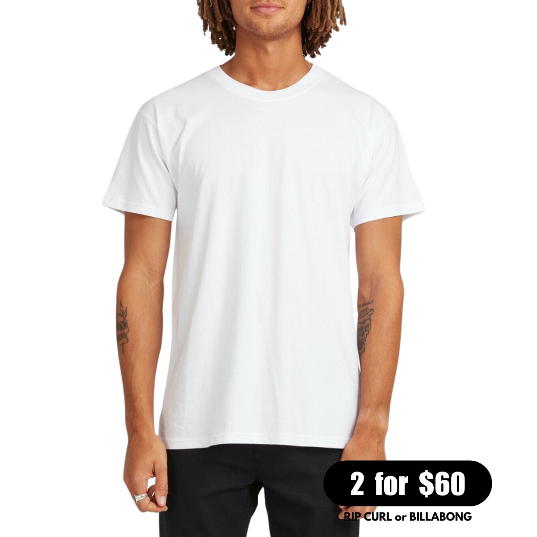 Billabong Premium Wave Washed Tee White