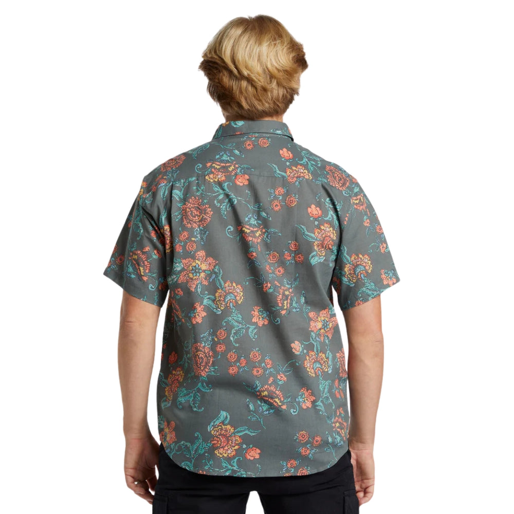 Billabong Sundays Short Sleeve Shirt Forest Green