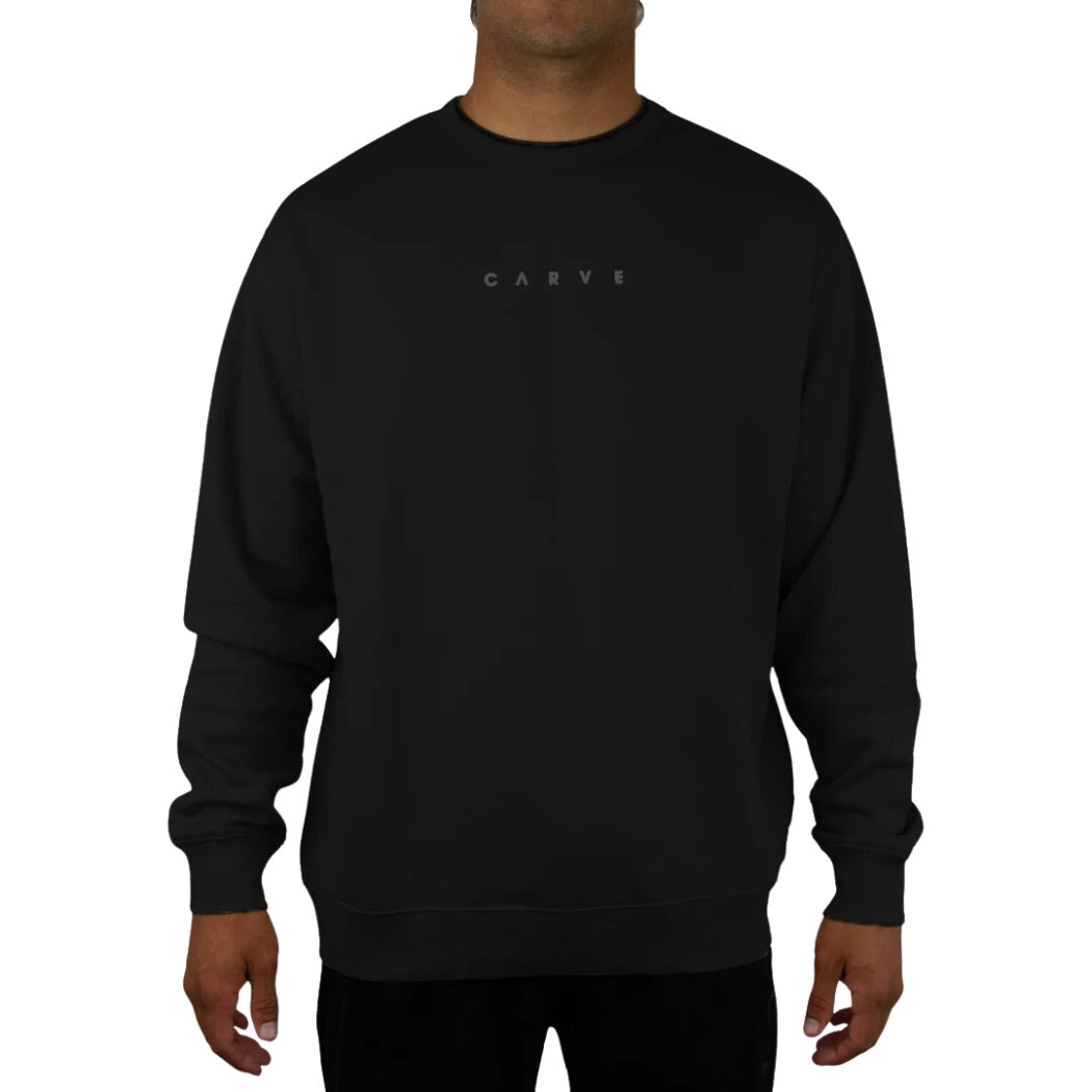 Carve Highway Hulks Crew Neck Jumper Black