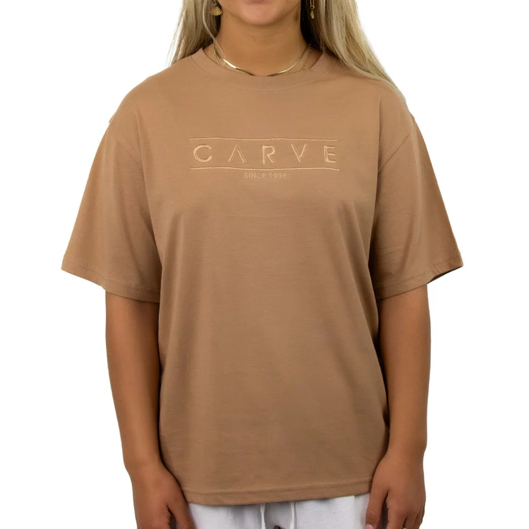 Carve Series Womens Tee RLX Mocha