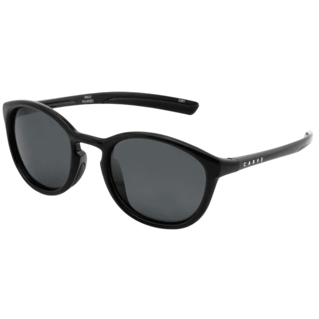 Carve Venice Polarised Gloss Black Sunglasses