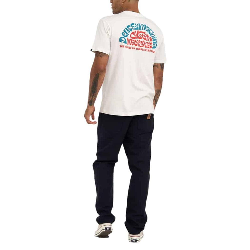 Deus Tables Tee Vintage White