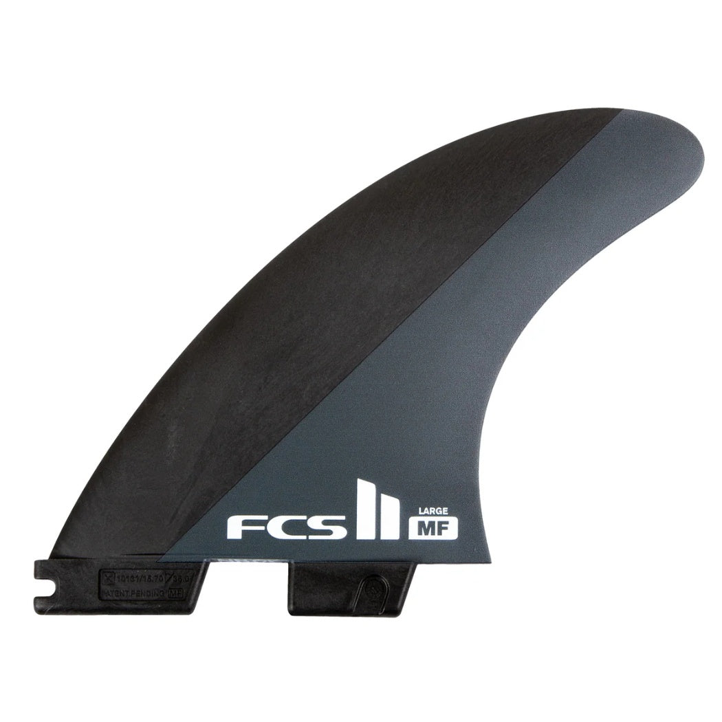 FCS II MF Large Neo Carbon Tri Fin Set Black Charcoal
