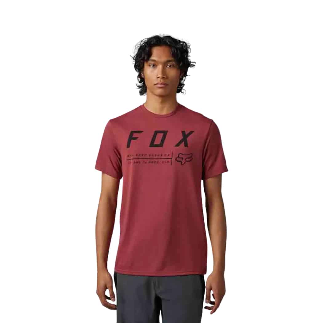 Fox Non Stop Short Sleeve Tech Tee Scarlet
