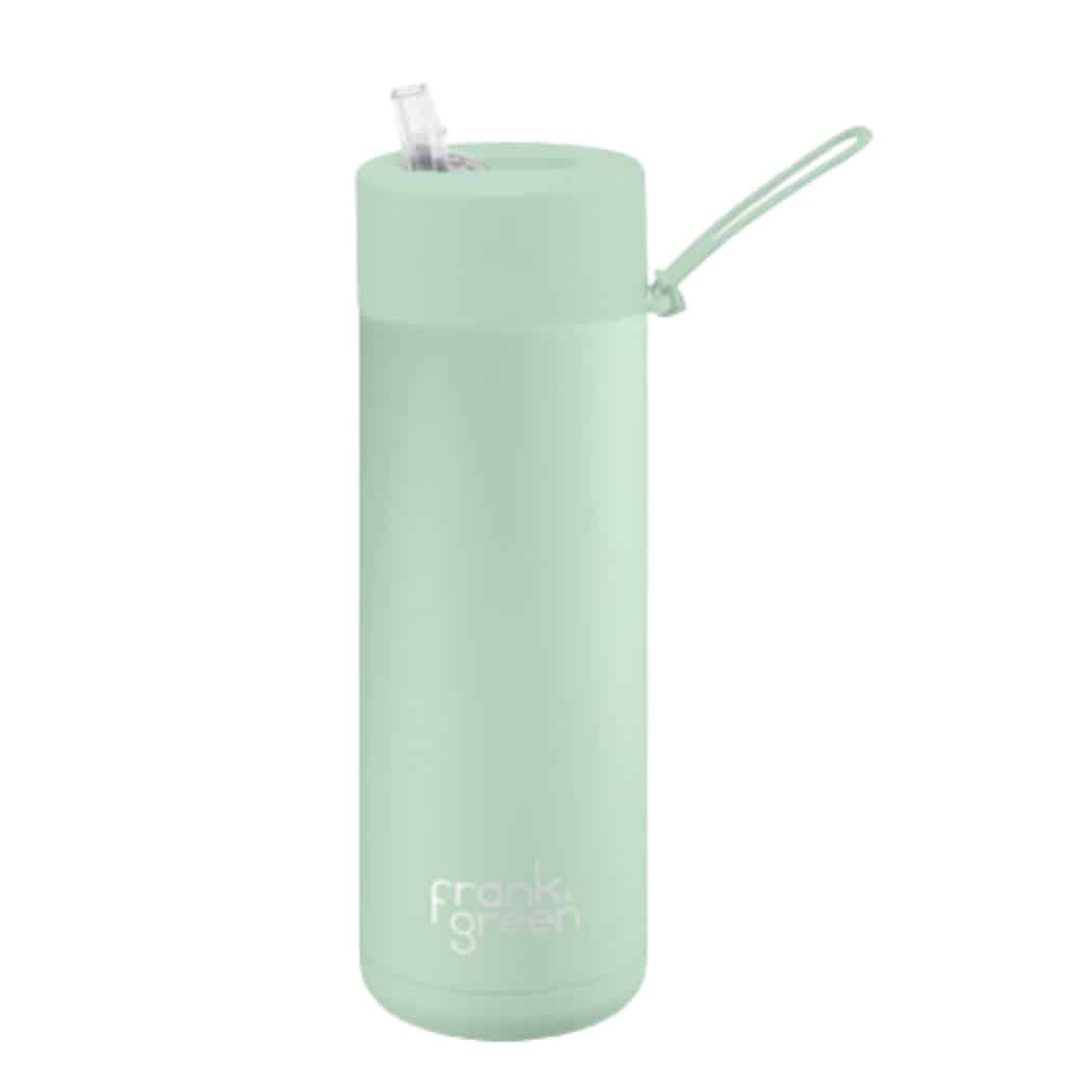 Frank Green 20oz Ceramic Reusable Bottle Mint Gelato