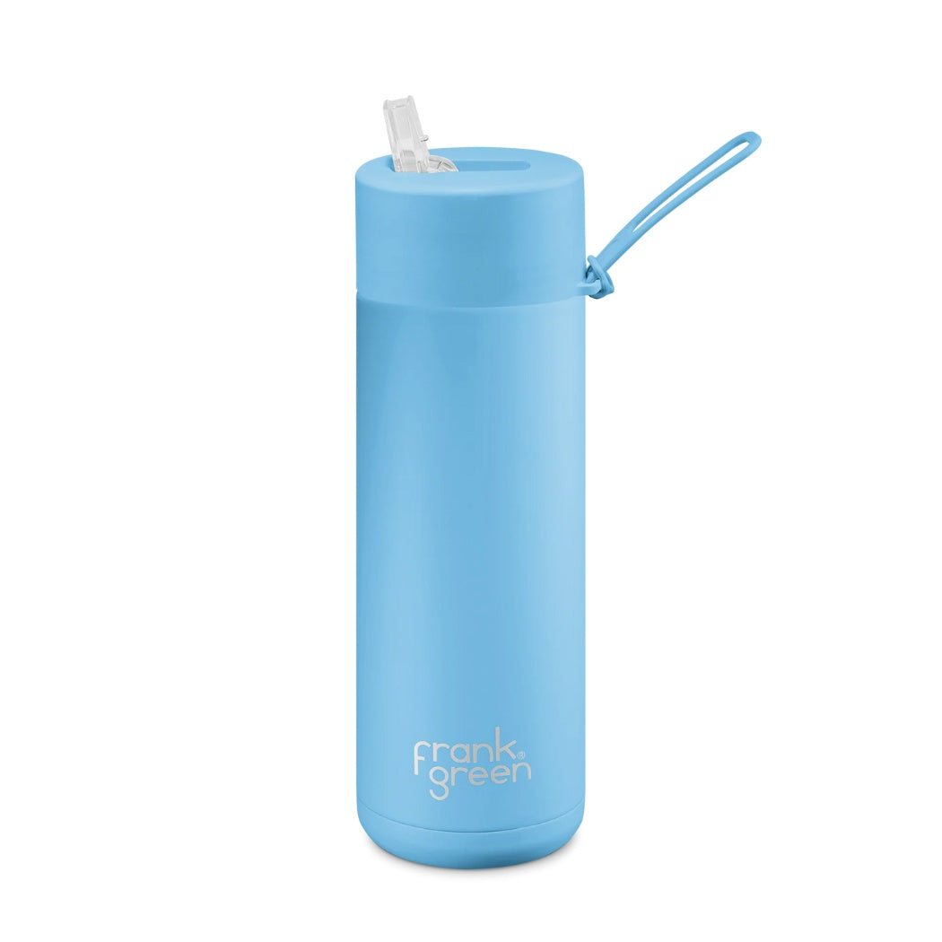 Frank Green Ceramic Reusable Bottle 20oz Sky Blue