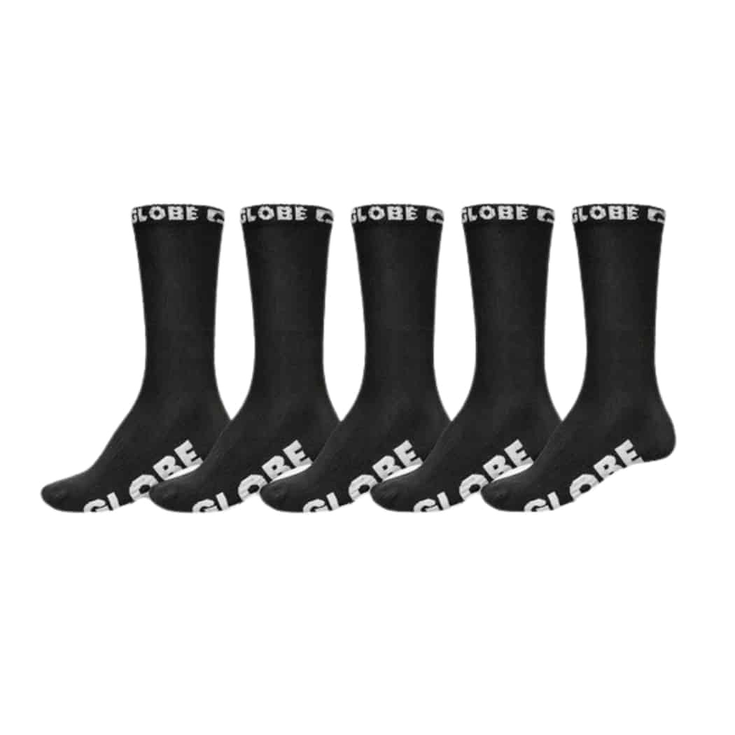 Globe Large Blackout Sock 5pk 12-15