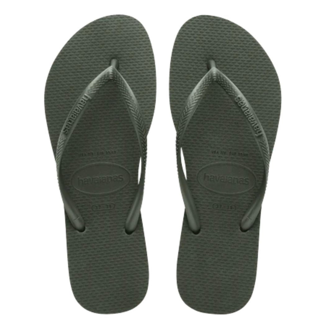 Havaianas  Slim Metallic Green Olive