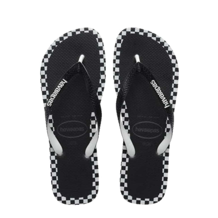 Havaianas Boys Checkmate Black White