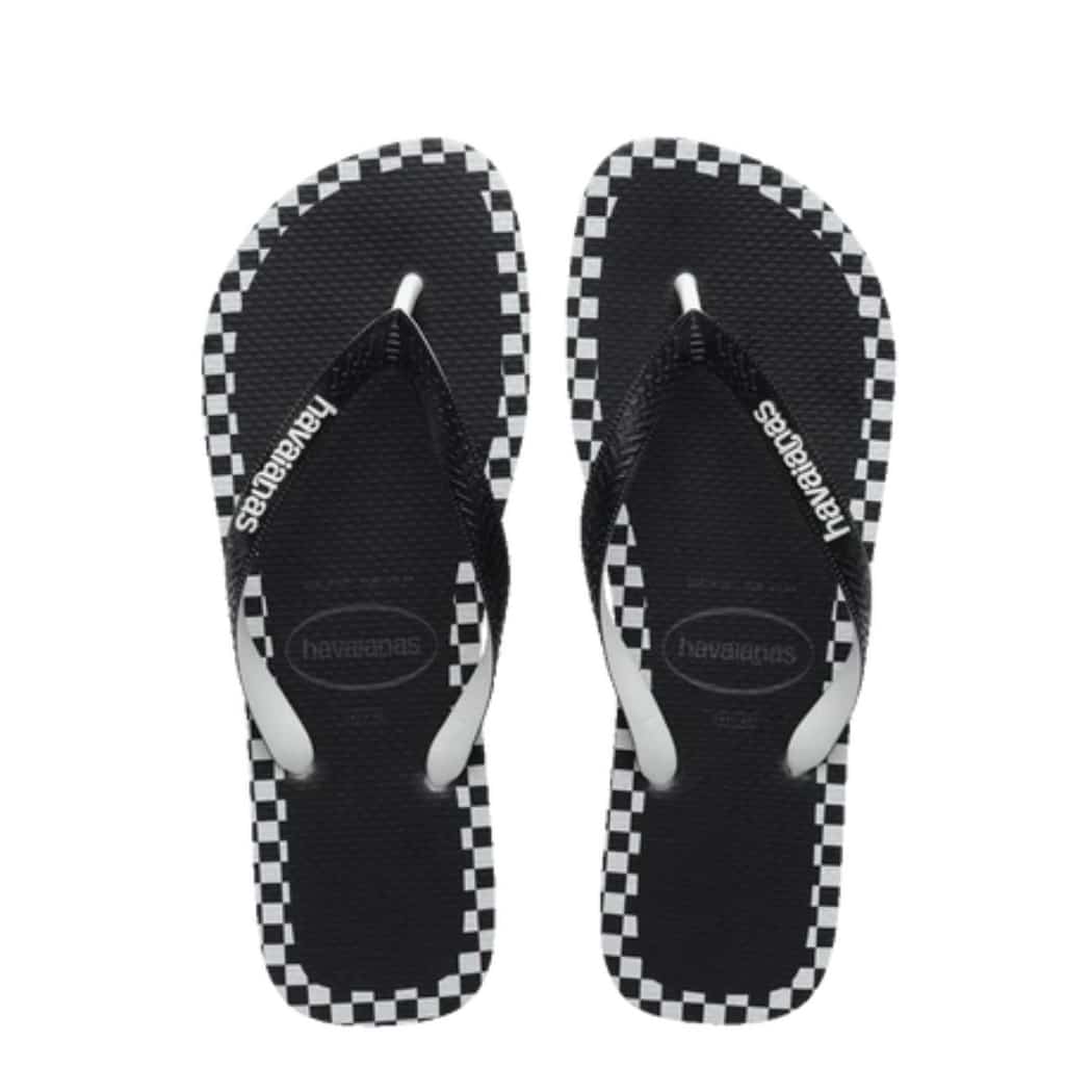Havaianas Boys Checkmate Black White