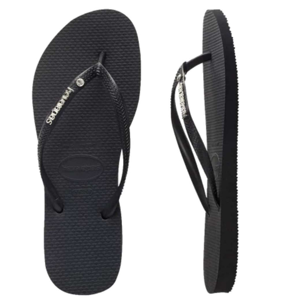 Havaianas Slim Metal Crystal Thongs