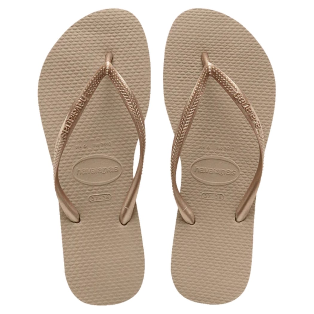 Havaianas Slim Metallic Rose Gold