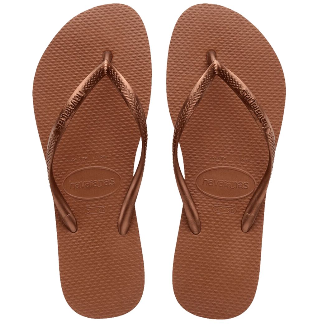 Havaianas Slim Metallic Rust Metallic Copper