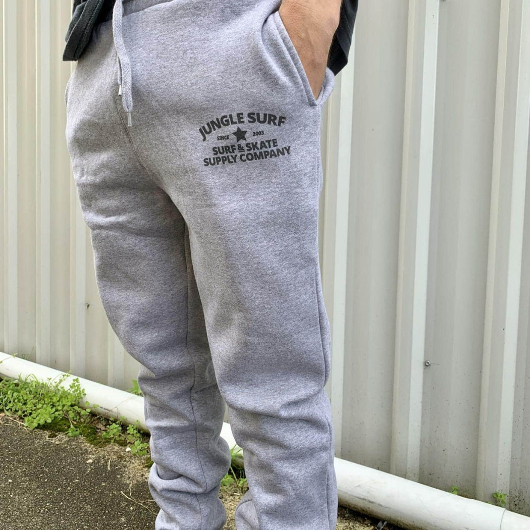 Jungle Surf Temple Trackpant Grey Marle