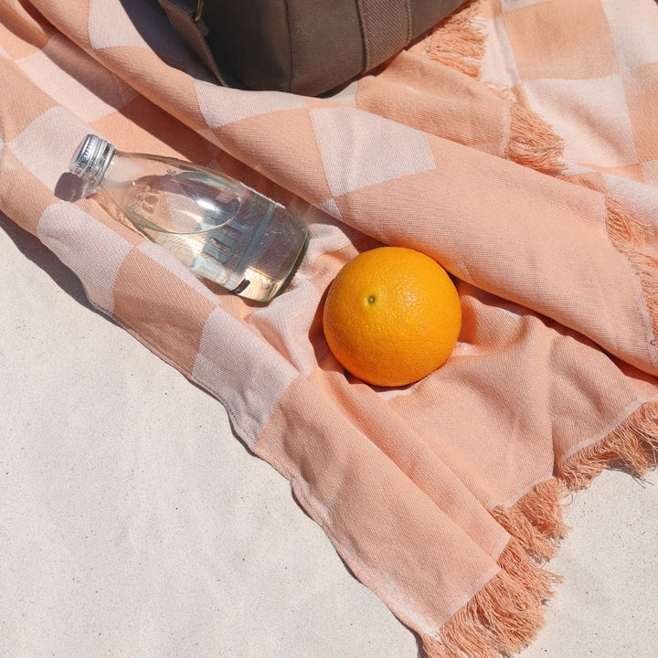 Layday Cove Queen Towel Peach