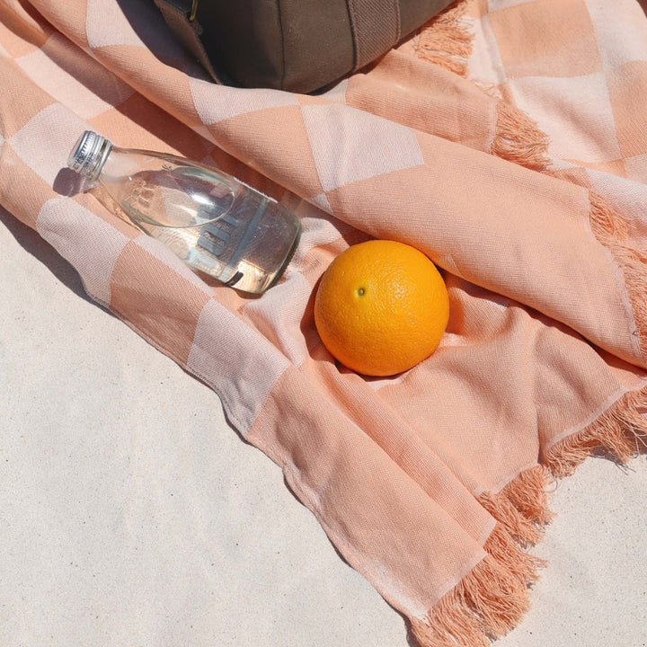 Layday Cove Towel Peach