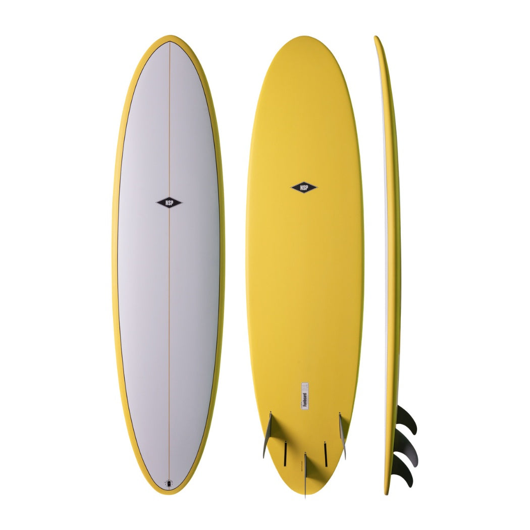 NSP Elements funboard 6'8 yellow