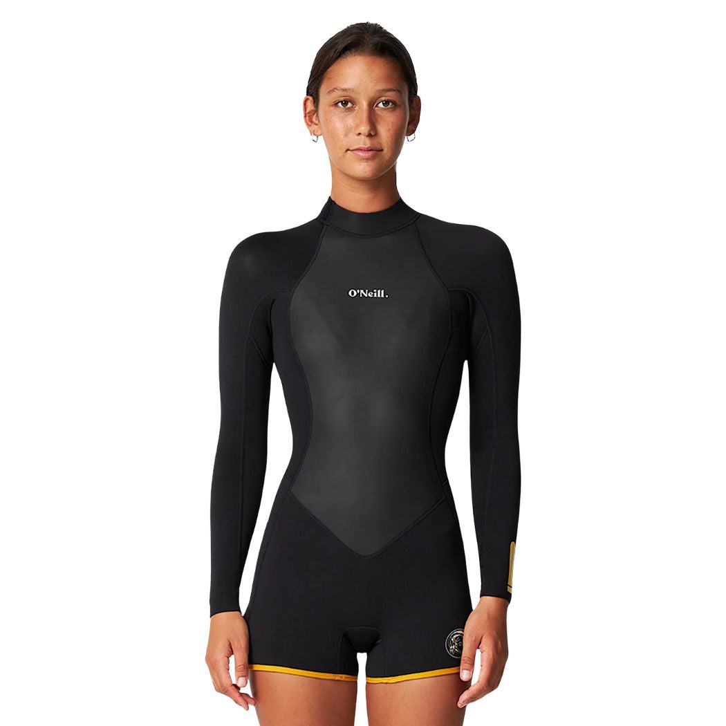 O'Neill Womens O'Riginals BZ 2mm Boy Leg Spring Suit Black