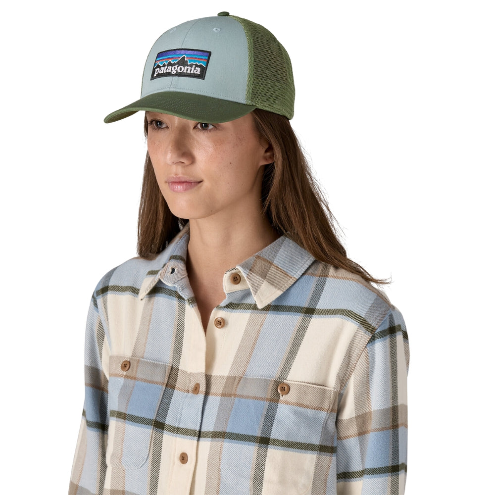 Patagonia P6 Logo LoPro Trucker Cap Thermal Blue