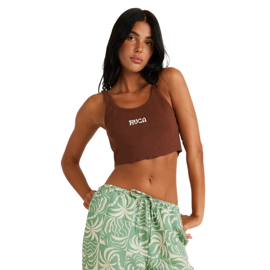 RVCA Exotica Scooped Tank Hazelnut