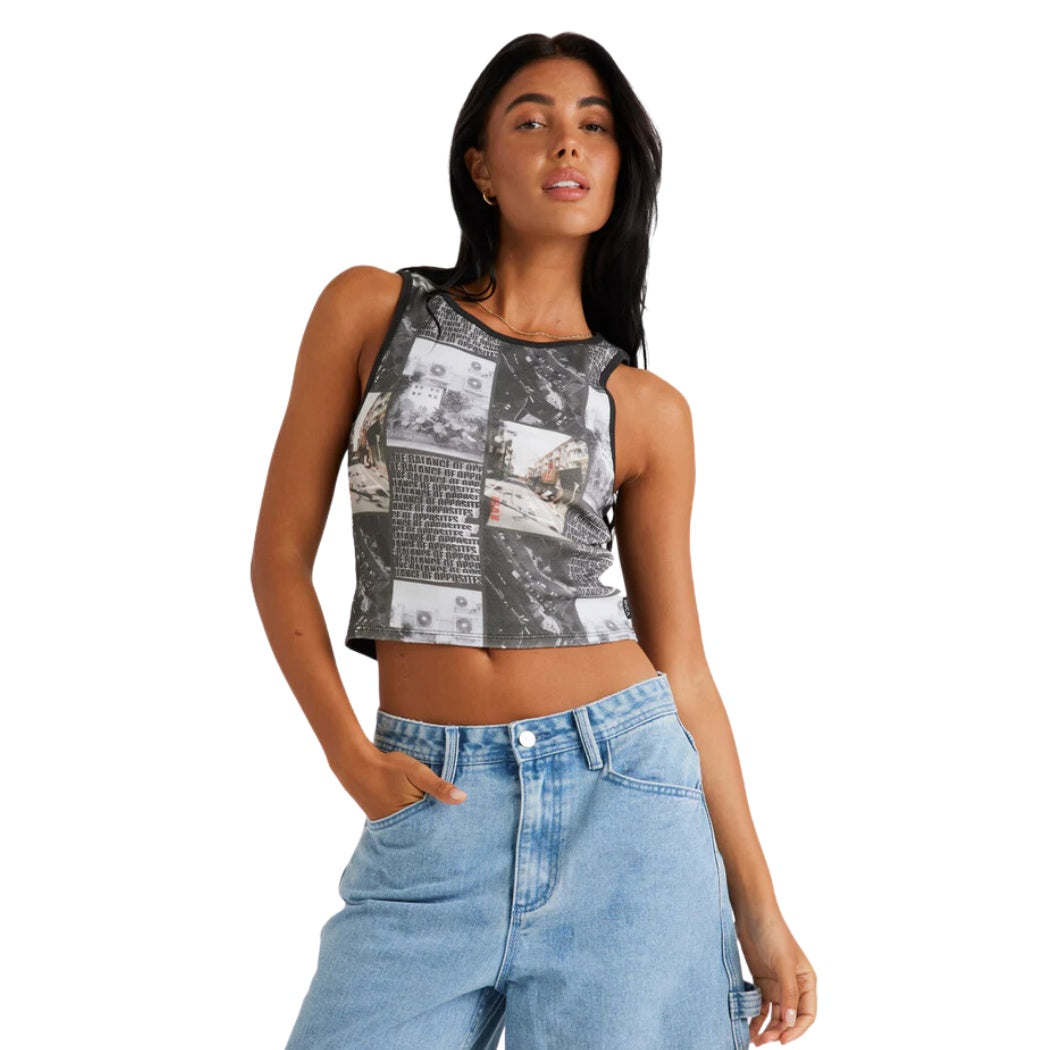 RVCA Kyoto Staple Tank Pirate Black