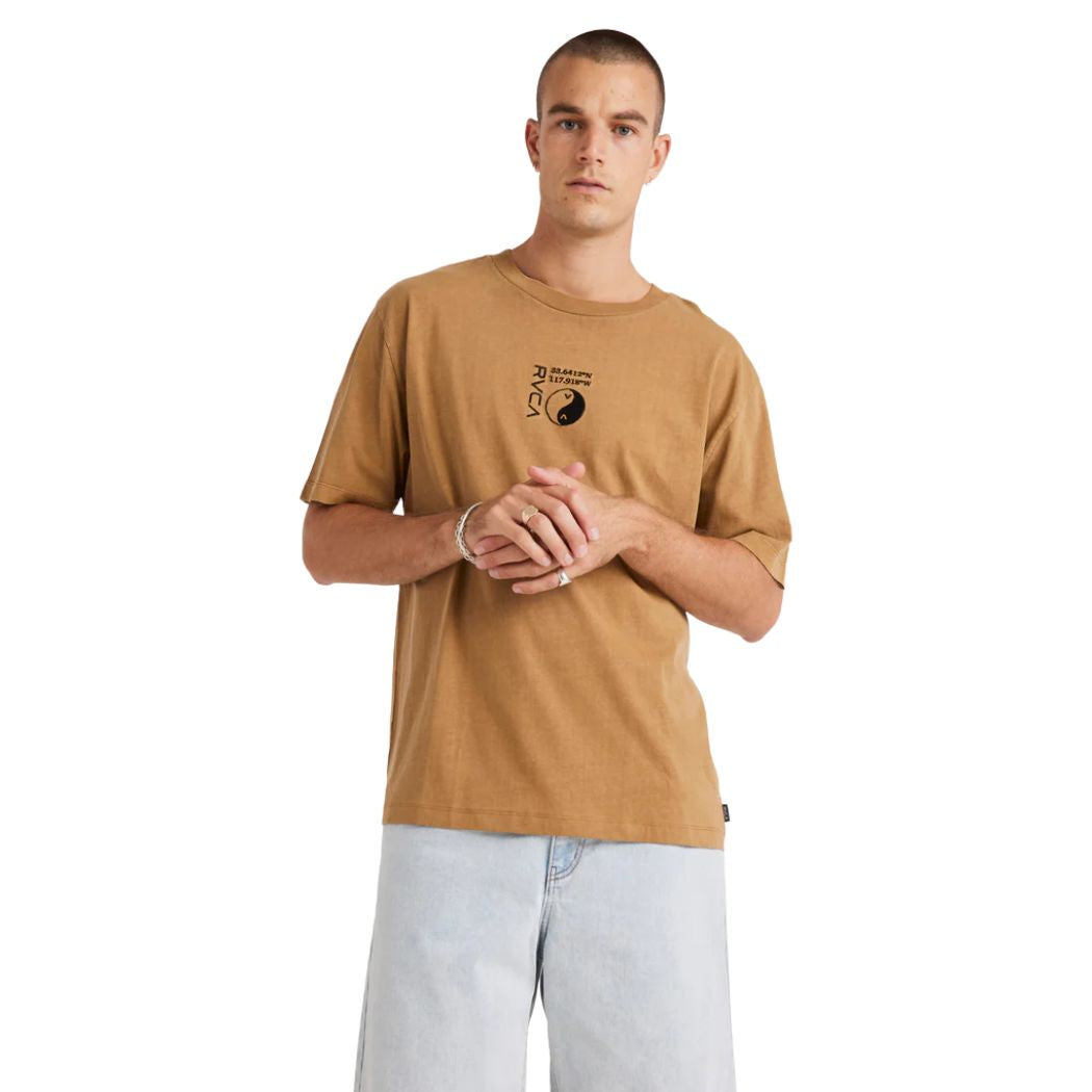 RVCA Viper VA Short Sleeve Tee Camel