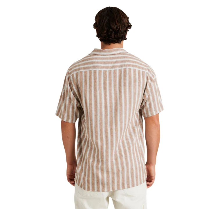 RVCA Beat Stripe Vintage Shirt Ermine