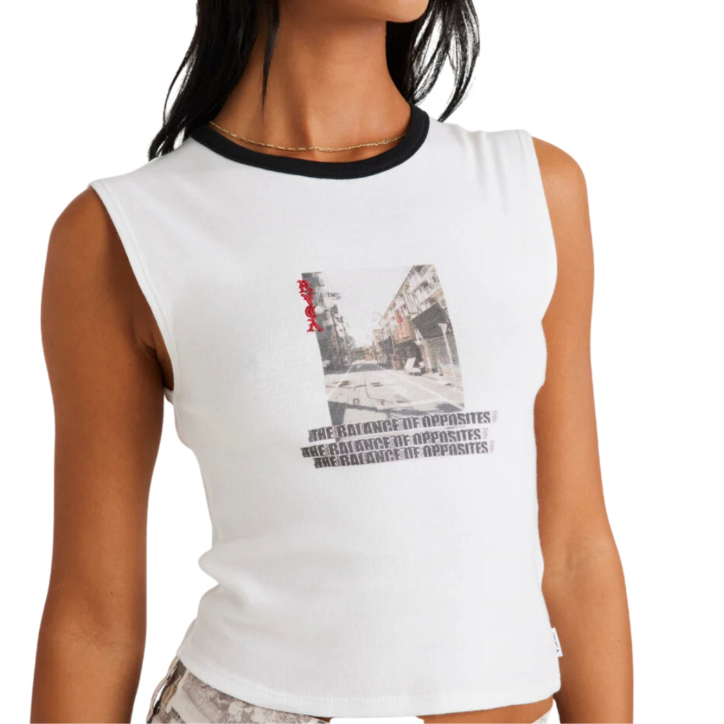 RVCA Kyoto Classic Tank White
