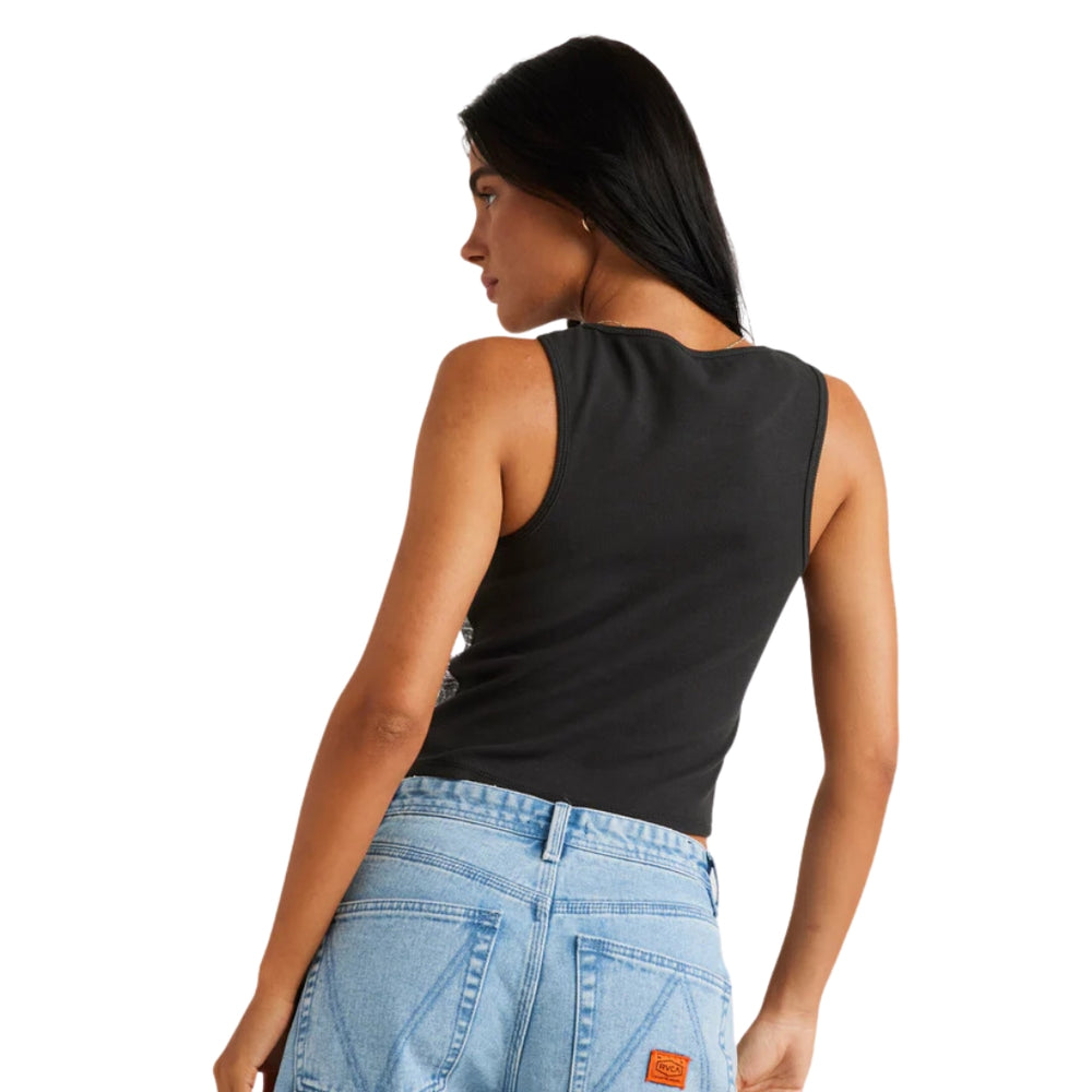 RVCA Kyoto Staple Tank Pirate Black