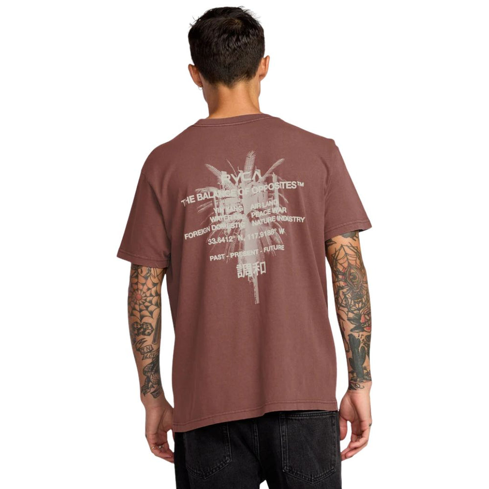 RVCA Signal Tee Red Earth