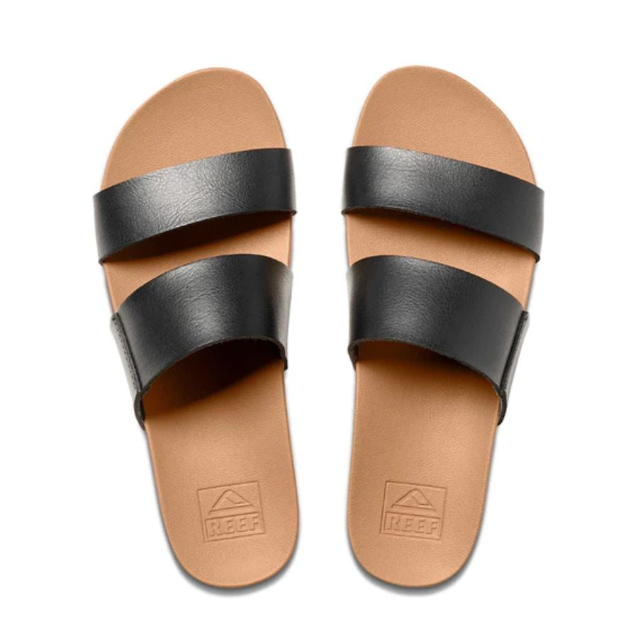 Reef Cushion Vista Slide Black Natural