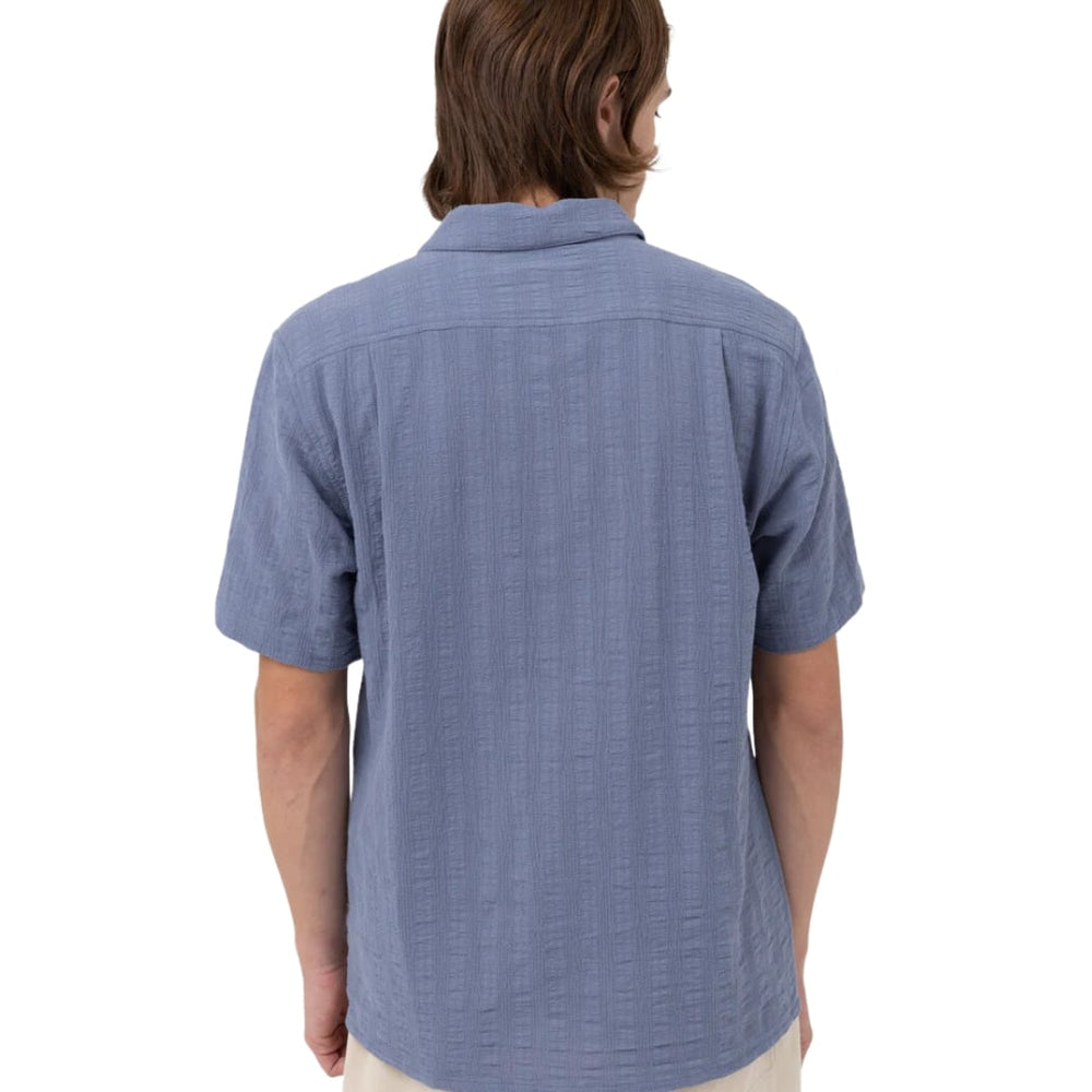 Rhythm Dobby Short Sleeve Shirt Slate