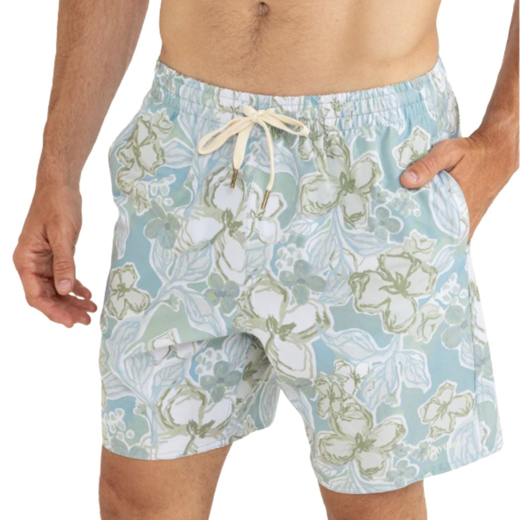 Rhythm In Bloom Beach Short Sea Blue