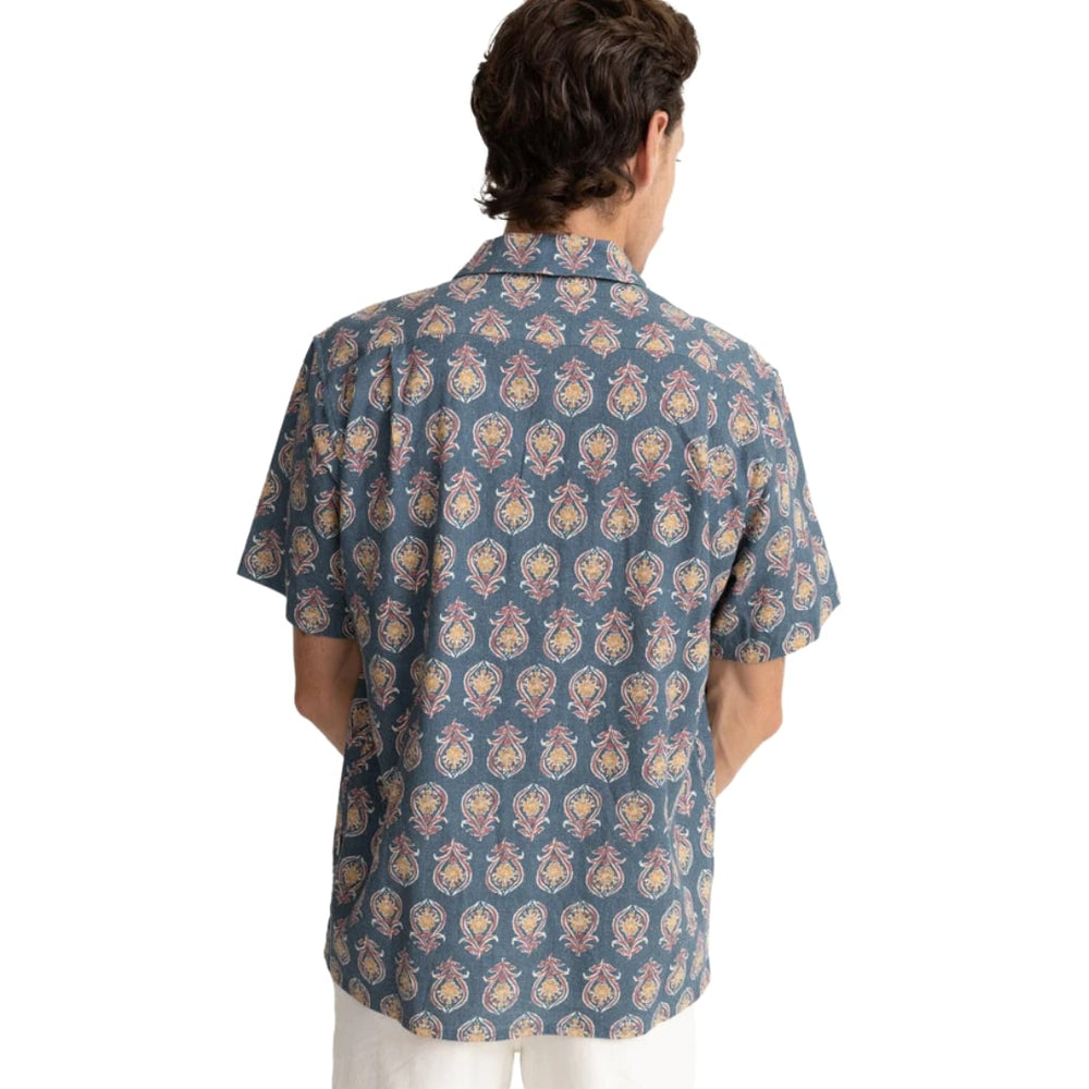 Rhythm Tofo Short Sleeve Shirt Navy