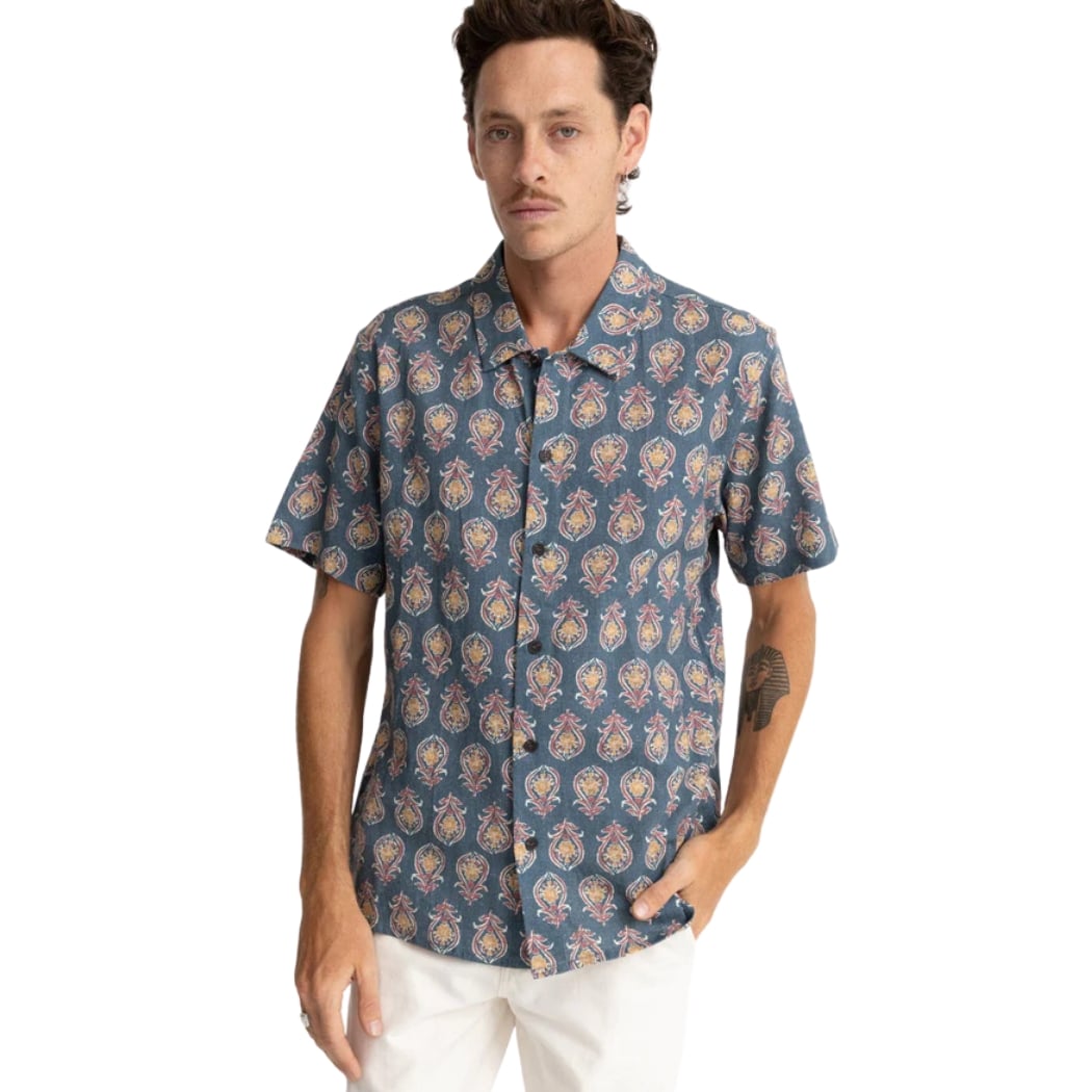 Rhythm Tofo Short Sleeve Shirt Navy