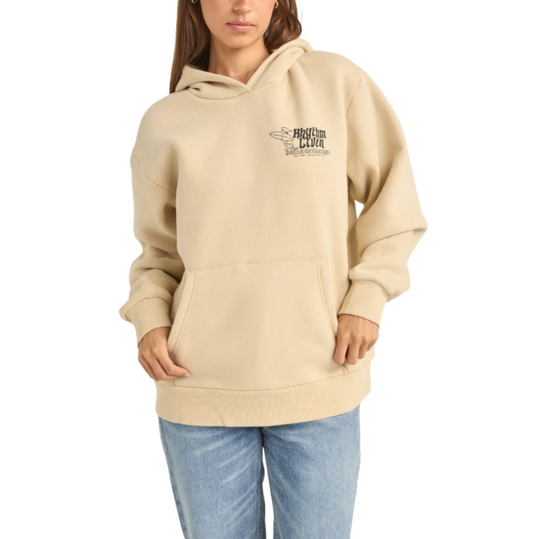 Rhythm Womens Surf Hoodie Oat