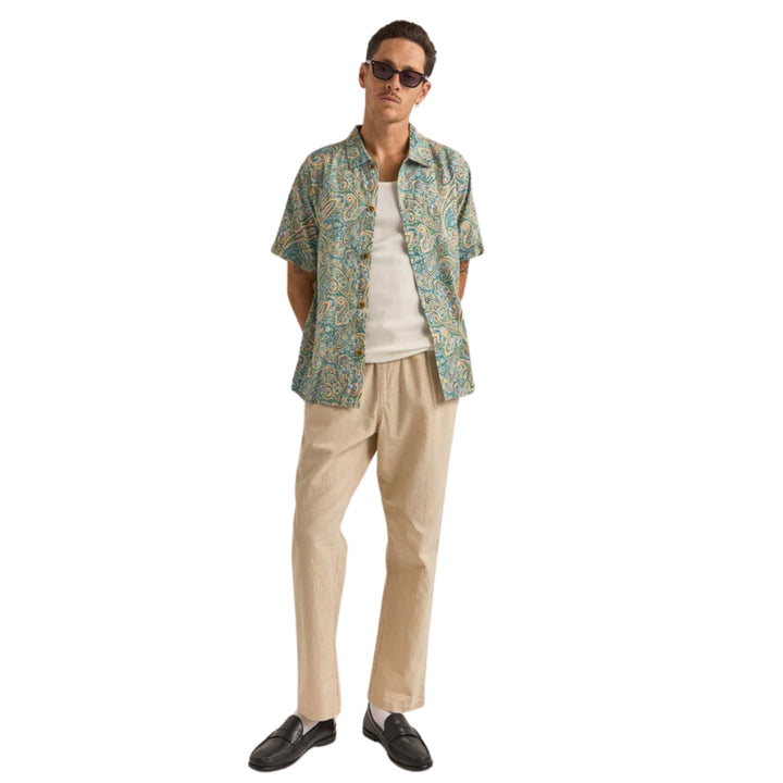 Rhythm Cabo Paisley Shirt Green