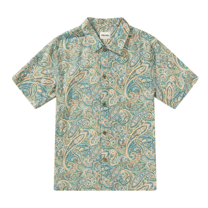 Rhythm Cabo Paisley Shirt Green