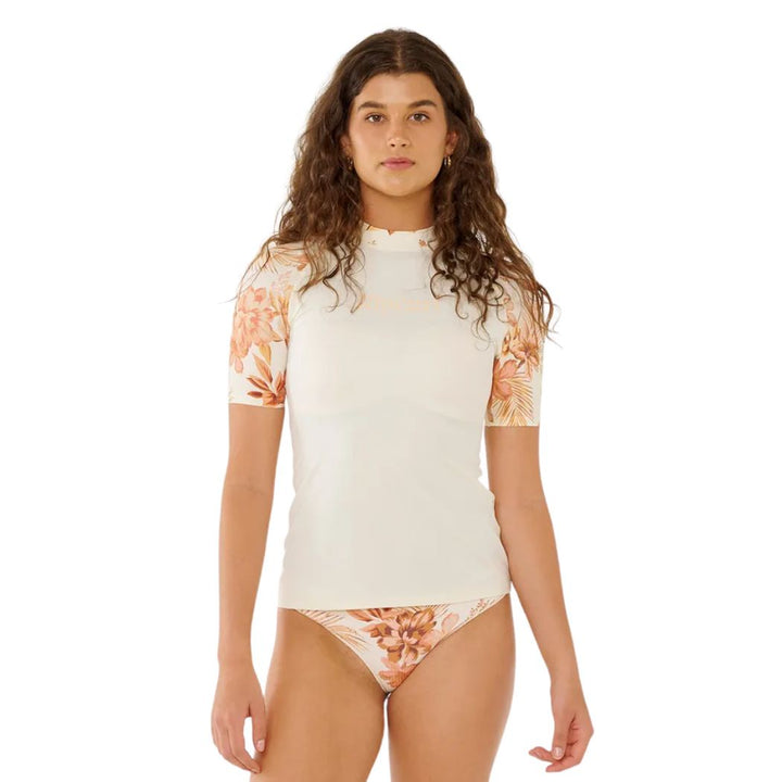 Rip Curl Desert Dreams UPF Rashvest Antique White