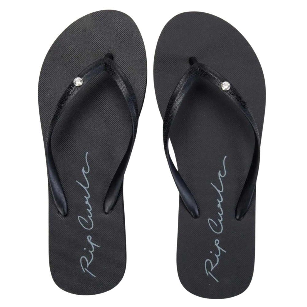 Rip Curl Script Wave Bloom Open Toe Black