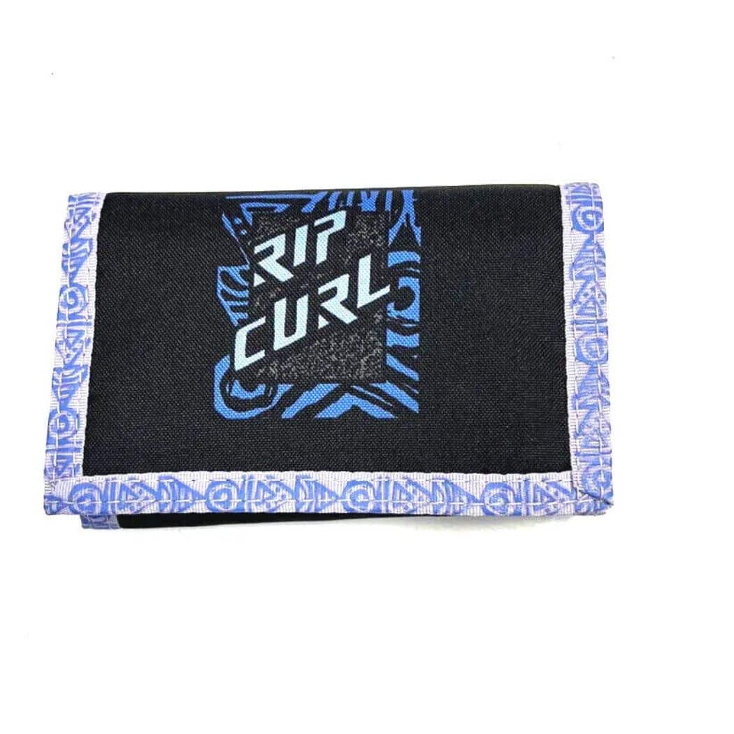 Rip Curl Shred Rock Surf Chain Wallet Black Blue Multi