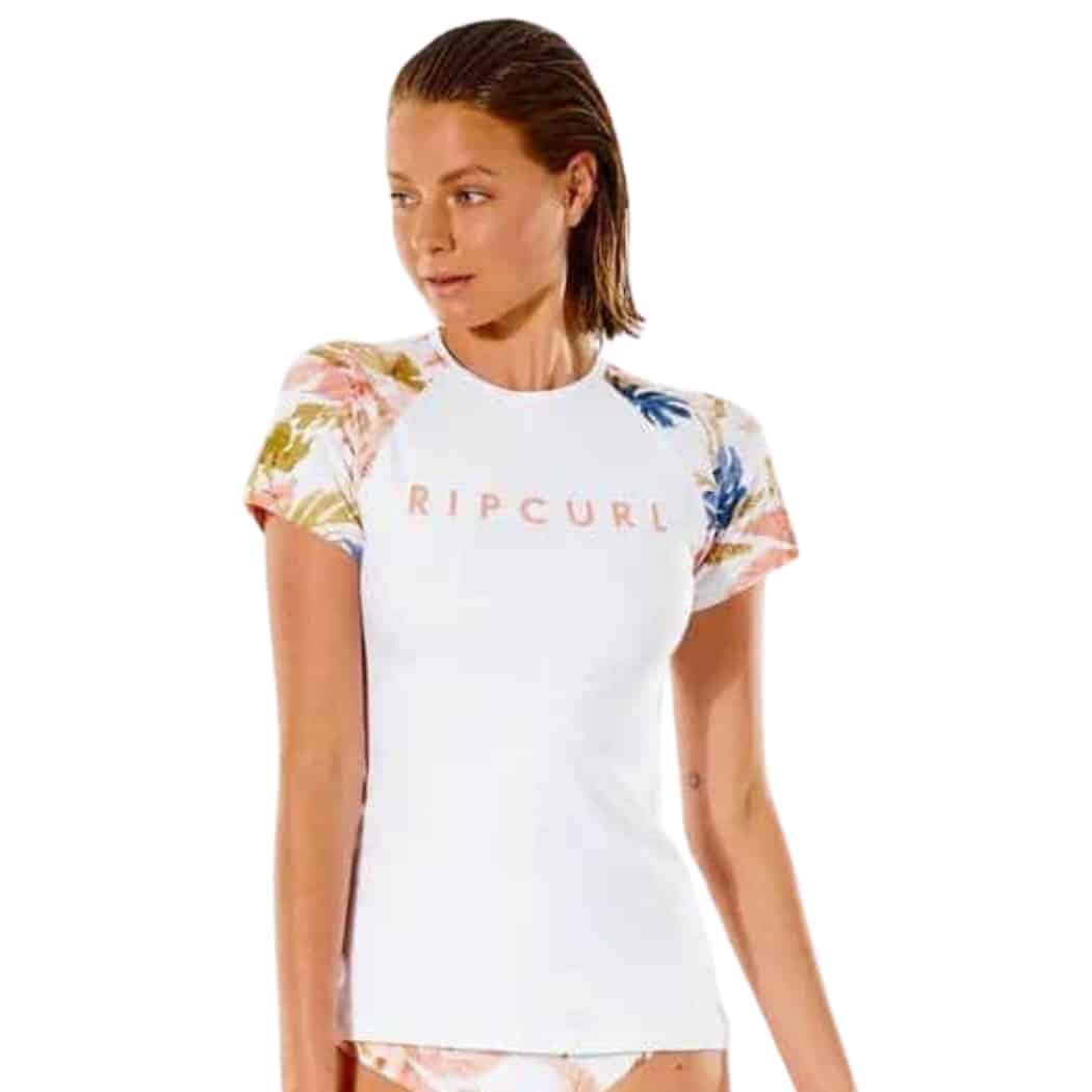 Rip Curl Sunset Waves Short Sleeve Rash Shirt