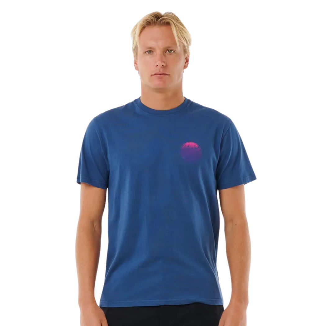 Rip Curl Wetsuit Icon Tee Washed Navy