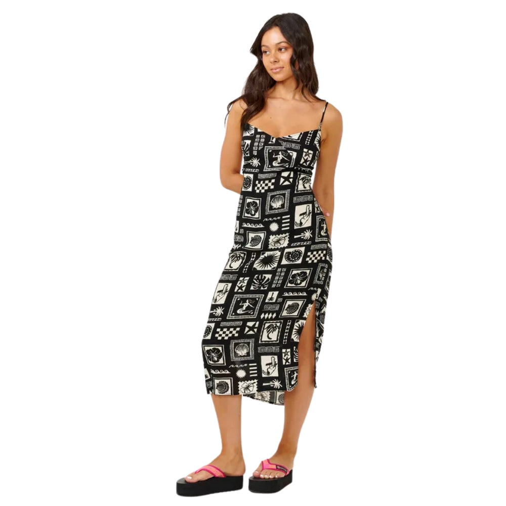 Rip Curl Beach Party Midi Dress Black