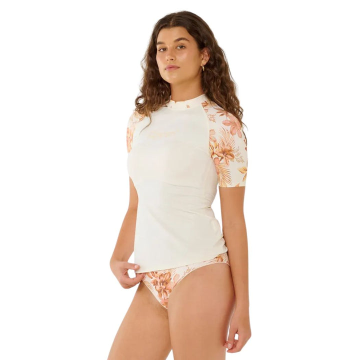Rip Curl Desert Dreams UPF Rashvest Antique White