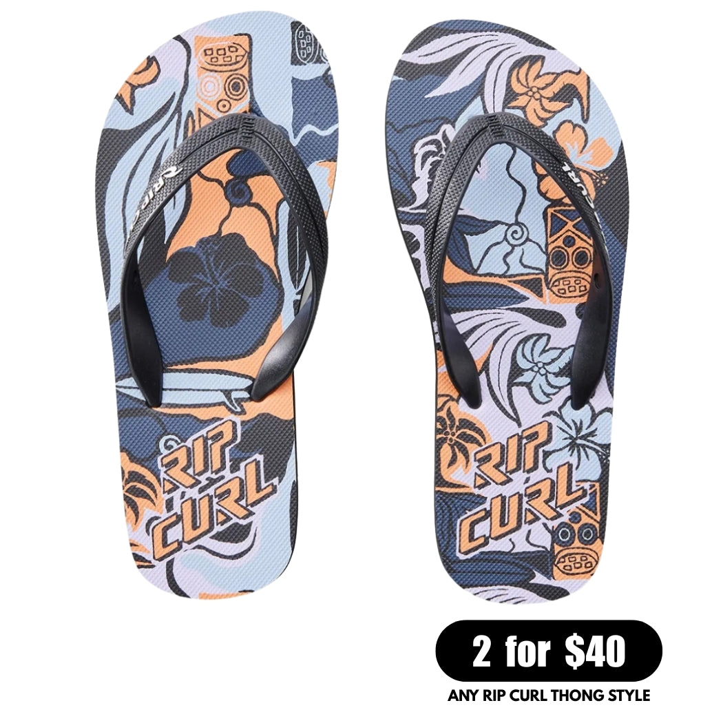Rip Curl Shred Bloom Thong Boys Purple